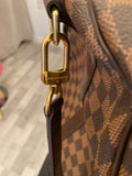 Pre Loved Louis Vuitton Vintage Damier Ebene Bandolier Keepall 55