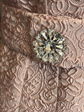 Pre Loved Dolce & Gabbana Brocade & Crystal Dress Size UK 10