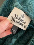 Vivienne Westwood Green Vintage Lace Trouser Suit UK10-12