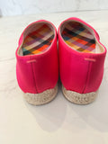 Pre Loved Christian Louboutin Pink Satin Espadrilles UK4