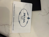 Pre Loved Prada Black Saffiano Leather Double Tote Bag