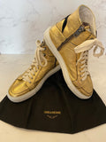 Pre Loved Zadig & Voltaire Gold Trainers UK6