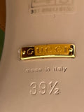Pre Loved Gucci Horsebit Leather Block Heeled Sandals UK 6.5