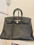 Pre Loved Hermes Birkin 35 in Black Togo Leather (sale) mark removed !