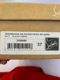Pre Loved Christian Louboutin Veramucha 120 Patent & Suede Heels UK4