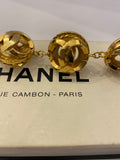 Pre Loved Chanel Vintage Gold CC Link Bracelet