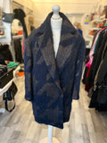 Pre Loved Stella McCartney Checked Wool & Alpaca Blend Coat Size 40 U.K. 8 oversized (reserved)