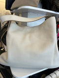 Pre Loved Prada Vitello White Leather Shoulder Bag ** reserved EK*+