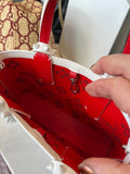 Pre Loved Christian Louboutin Cabata Nano Bag in White - excellent