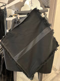 Pre Loved Issey Miyake Asymmetric Quirky Wool Fringed Skirt Size S-M