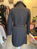 Pre Loved Prada Quilted Belted Coat UK 8
