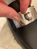 Pre Loved Hermes Lota Black Leather mule UK 5 (new)