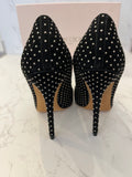 Pre Loved Jimmy Choo Anouk Suede Studded Heels UK 4