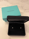 Preloved Tiffany & Co Platinum & 0.22 carat Diamond Stud Earrings (excellent)
