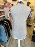 Pre Loved Dolce & Gabbana Floral Stretch Top Size 38 - UK 6