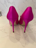 Pre Loved Manolo Blahnik Cerise Heels UK6