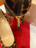 Pre Loved Christian Louboutin Pony Kitten Heels UK 7.5(new)