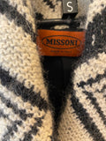 Pre Loved Missoni Chevron Wool Coat Size S