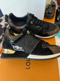 Pre Loved Louis Vuitton Run Away Sneakers UK 5
