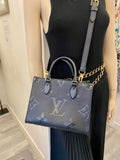 Pre Loved Louis Vuitton On the Go PM - Black Empreinte Leather - Excellent