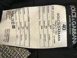 Pre Loved Dolce & Gabbana Long Satin Dress Crystal Diamante Details size 40 UK 8 (Excellent)