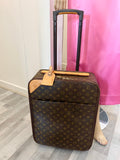Pre Loved Vintage Louis Vuitton Monogram Pegase 45 Trolley Suitcase