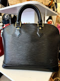 Pre Loved Louis Vuitton Alma in Black Epi Leather