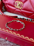 Pre Loved Cartier Santos de Cartier chain bracelet in 18ct white gold