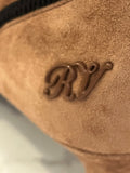 Roger Vivier Long Tan Suede Heeled Boots Size UK3.5 (fits 4) New