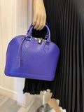 Pre Loved Louis Vuitton Alma PM in Purple Epi Leather (excellent)
