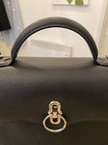 Pre Loved Mulberry Seaton in Black Grained Leather - EXCELLENT