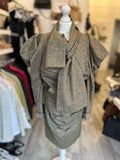 Pre Loved Vivienne Westwood Skirt Suit in Moss Green *Reserved LM*