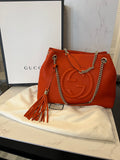 Pre Loved Gucci Orange Soho Hobo Bag