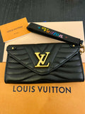 Pre Loved Louis Vuitton New Wave Wristlet Clutch Bag As New