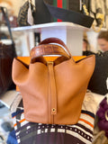 Pre Loved Hermes Picotin Lock Touch , Gold Taurillon Clemence (Excellent)