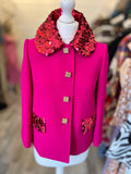 Pre Loved Dolce & Gabbana Sequin & Crystal Details Jacket size 38 fits UK 6-8 (excellent)
