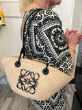 Pre Loved Loewe Small Anagram Basket Tote Bag (as new)