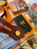 Vivienne Westwood Margate Clutch/Pouch in Bordeaux Patent