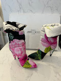 Pre Loved Jimmy Choo Floral Sara Boots UK 3.5 (New)