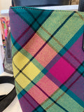 Vivienne Westwood Wool Tartan Tote Bag