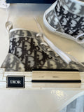 Pre Loved Dior B23 High-top sneakers, Dior Oblique pattern size 5.5 UK 38.5