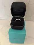 Pre Loved Tiffany & Co Platinum and Diamond True Band Ring