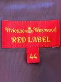 Pre Loved Vivienne Westwood Taffeta Dress In Mauve & Gold