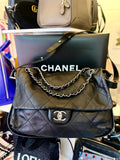 Pre Loved Chanel Ultimate Stitch Flap Messenger Bag Black Calfskin (excellent)