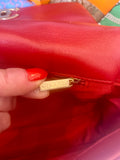 Pre Loved Chanel 19 In Red Calfskin (Excellent)