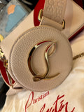 Pre Loved Christian Louboutin Loubila Crossbody Bag in Pale Blush - excellent