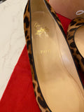 Pre Loved Christian Louboutin Pony Kitten Heels UK 7.5(new)