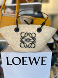 Pre Loved Loewe Small Anagram Basket Tote Bag (as new)