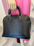 Pre Loved Louis Vuitton Alma in Black Epi Leather