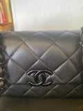 Preloved Chanel So Black My Everything Bag in Caviar Leather (excellent)